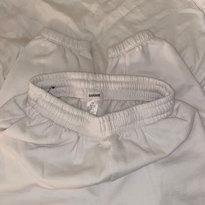 Garage White Sweatpants